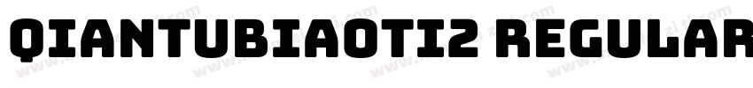 qiantubiaoti2 regular字体转换